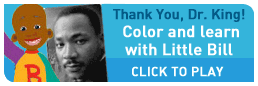 Little Bill Dr. King Coloring Book