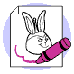 Bionic Bunny's Coloring Page