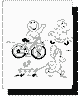 Barney, Baby Bop and BJ coloring page