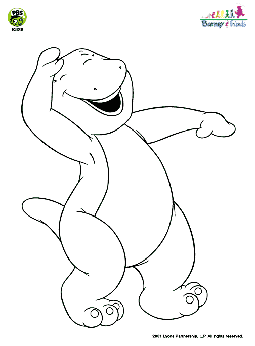 Barney laughing