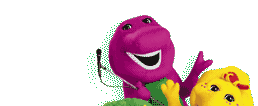 Barney and friends playing music