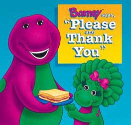 Barney and Friends . Storytime . Barney Says Please and Thank You | PBS