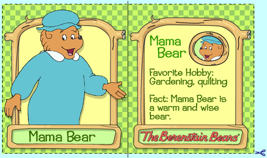 Mama's Trading Card