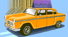 Illustration of a taxi cab