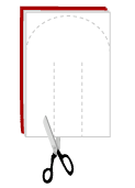 Paper cutting diagram