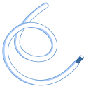 Diagram of looping the rope