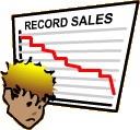 Poor record sales