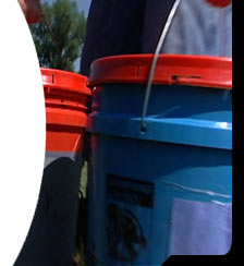 photo of buckets