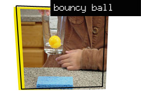 table tennis ball in a glass