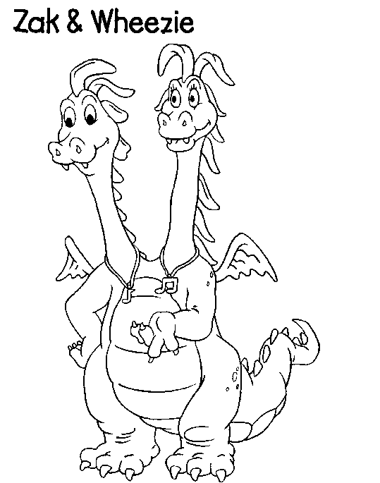 Coloring Book-Zak and Wheezie