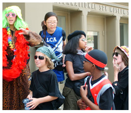 FETCHers in their disguises after getting their clues.