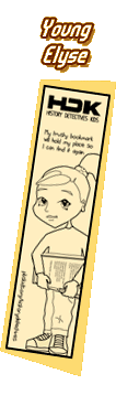 Young Elyse Bookmark