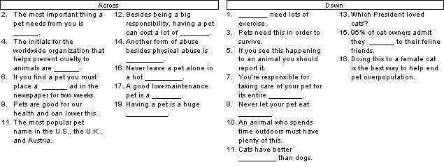 Clues