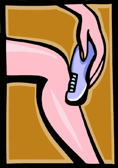 Girl shaving