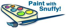 Paint with Snuffy!