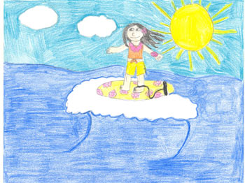 Niosha and the Blue Dolphin