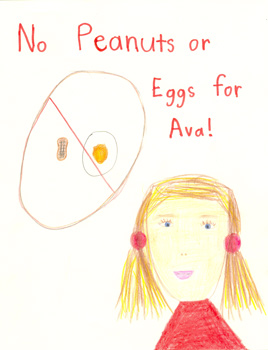 No Peanuts or Eggs for Ava