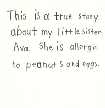 No Peanuts or Eggs for Ava