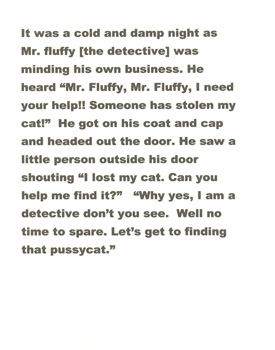 Mr. Fluffy and the Case of the Missing Pussycat