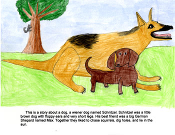 Schnitzel the Wiener Dog