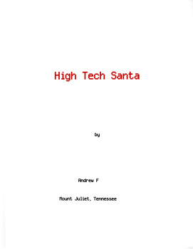 High Tech Santa