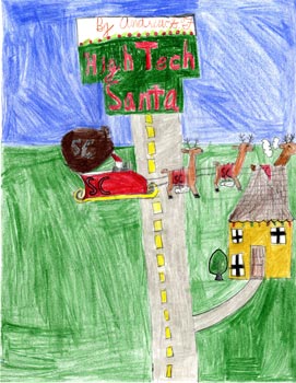 High Tech Santa