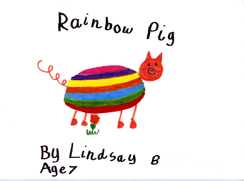 Rainbow Pig