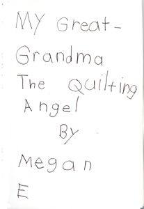 My Great Grandma The Quilting Angel