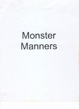 Monster Manners