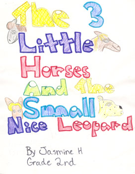 The 3 Little Horses and the Small Nice Leopard