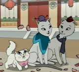 screenshot from the TV program of Sagwa