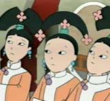 screenshot from the TV program of Sagwa