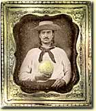 man with gold