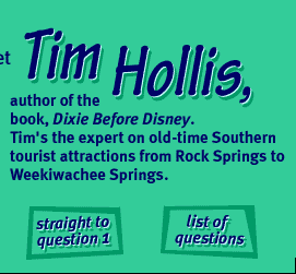 Meet Tim Hollis, go to question 1 of list of questions.