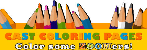 Cast Coloring Pages: Color some ZOOMers!