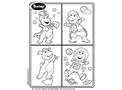 Barney Dress-up Coloring Page