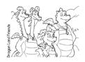 Dragon Land Friends Coloring Page