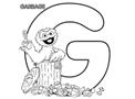 G is for Garbage Coloring Page