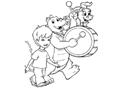 Dragon Tales Drums Coloring Page