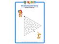 Noddy Maze Coloring Page