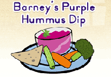Barney's Purple Hummus Dip