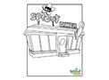 Sprout Diner Coloring Page