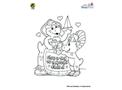 BJ and Baby Bop Donating Toys Coloring Page