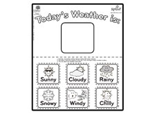 Print and Color Weather Coloring Page