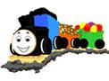 Thomas' Train Car Cakes