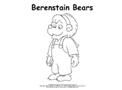 Berenstain Bears Lizzy Coloring Page