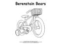 Sister Bear's Tricycle Coloring Page